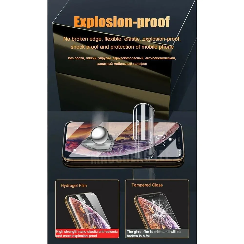 4 Pack HYDROGEL Screen Protector Premium Quality for Samsung Galaxy S8 Plus